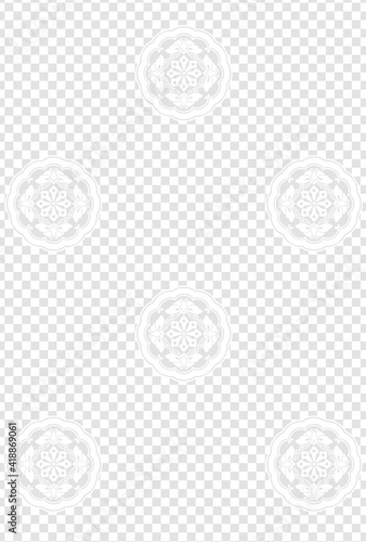 平安有職文様_窠に霰（かにあられ）_壁紙・カラー