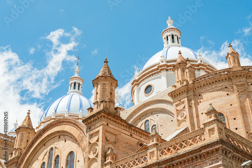 Cathedral of immaculate conception, also known in spanish as Catedral Nueva, Cuenca, Ecuador.