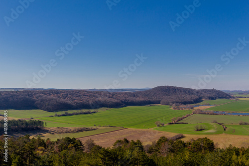 Hike around the Drei Gleichen in the springtime Thuringian Basin - Drei Gleichen/Germany photo