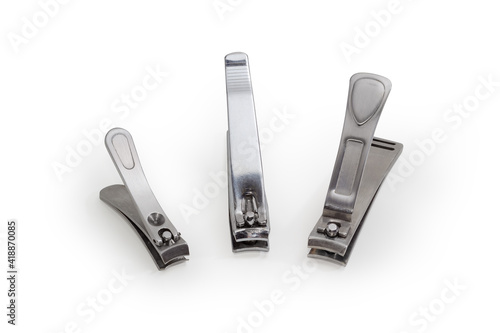 Different stainless steel nail clippers in compound lever design