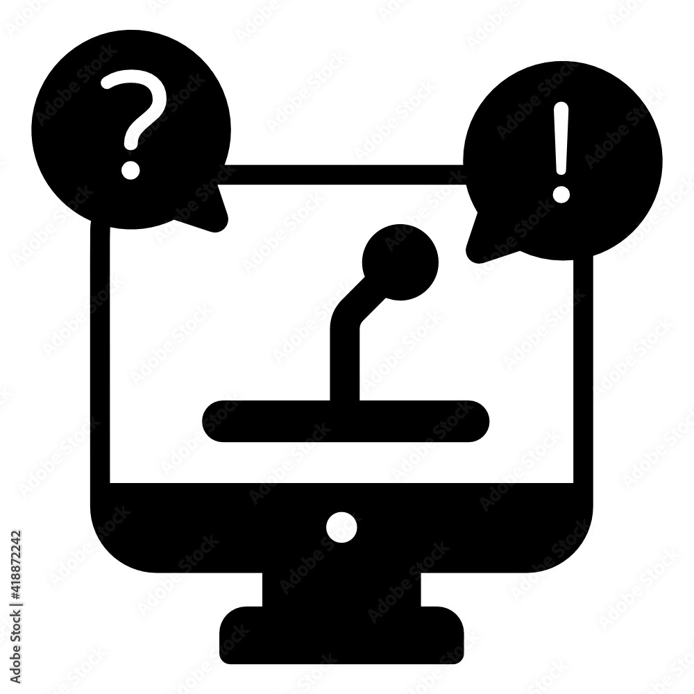 Faq forum solid style icon, editable vector
Faq forum solid style icon, editable vector