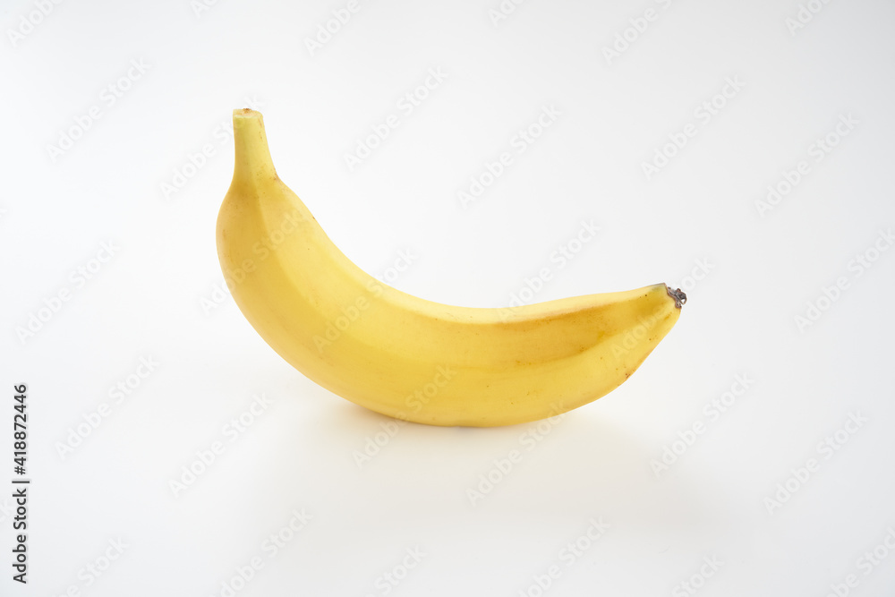 バナナを白背景で