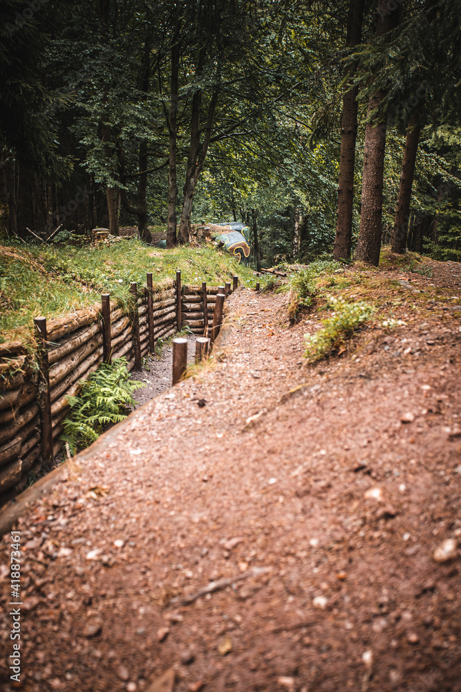 Trench from war