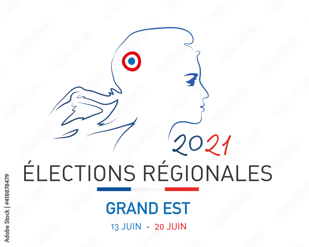 élections régionales en france  en grand est les 13 juin et 20 juin 2021