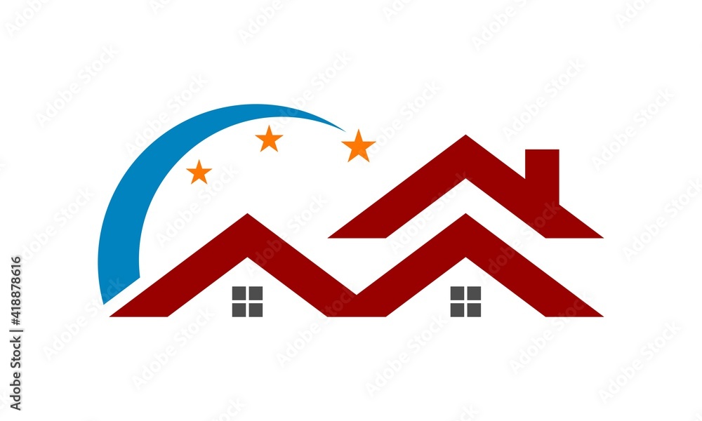 Fototapeta premium property house design logo