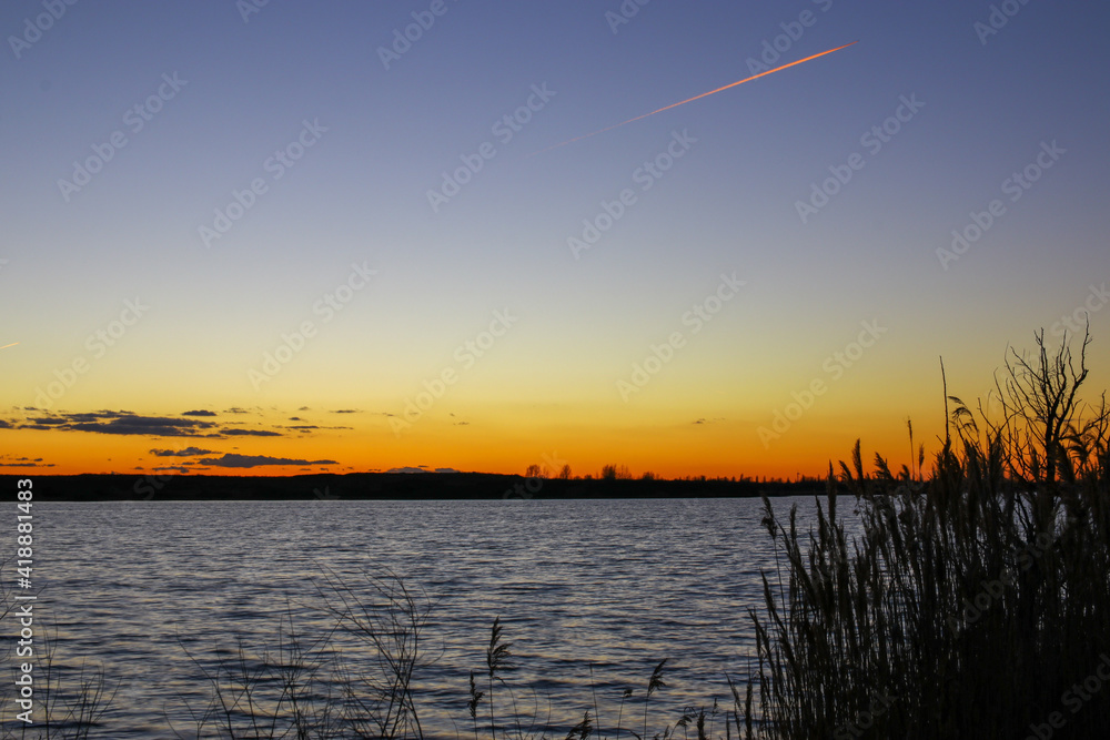 Sonnenuntergang am Werbeliner See