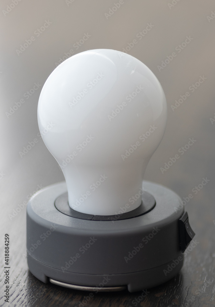 Lamp bulb on a table, good idea Lamp bulb on a table, good idea