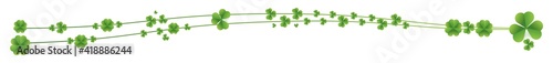 Clover border divider line.