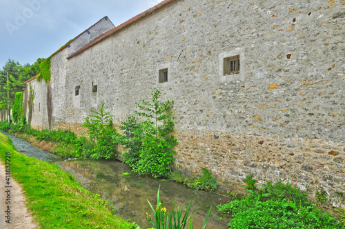 Brueil en Vexin, France - april 3 2017 : picturesque village photo