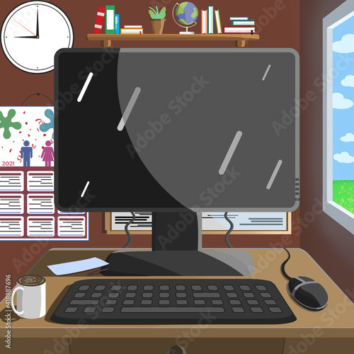 Computer Room Vector