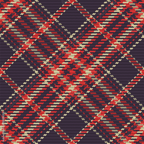 Seamless pattern of scottish tartan plaid. Repeatable background with check fabric texture. Vector backdrop striped textile print.