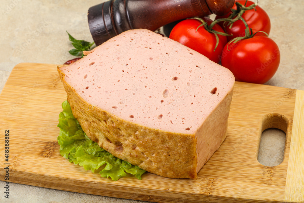 Homemade baked traditional meat loaf Homemade baked traditional meat loaf