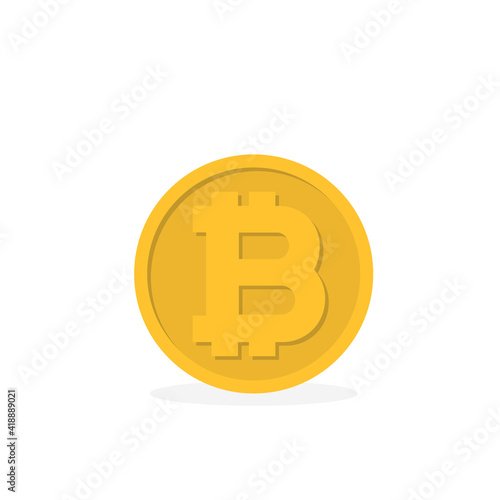 Blockchain Bitcoin Icon Symbol