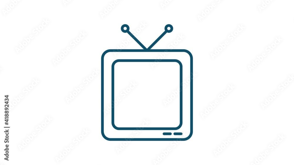 Technology icon on white background. Information technology. Digital communication. Device icon. Global network connection. Motion graphics. Technology icon on white background. Information technology. Digital communication. Device icon. Global network connection. Motion graphics.