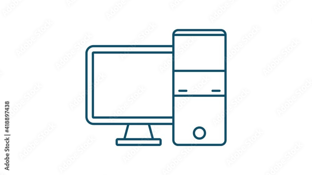 Technology icon on white background. Information technology. Digital communication. Device icon. Global network connection. stock illustration. Technology icon on white background. Information technology. Digital communication. Device icon. Global network connection. stock illustration.