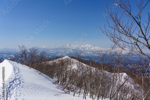 冬晴れの妙高山