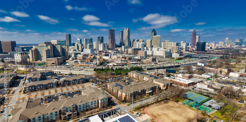Canvas Print City Skyline
