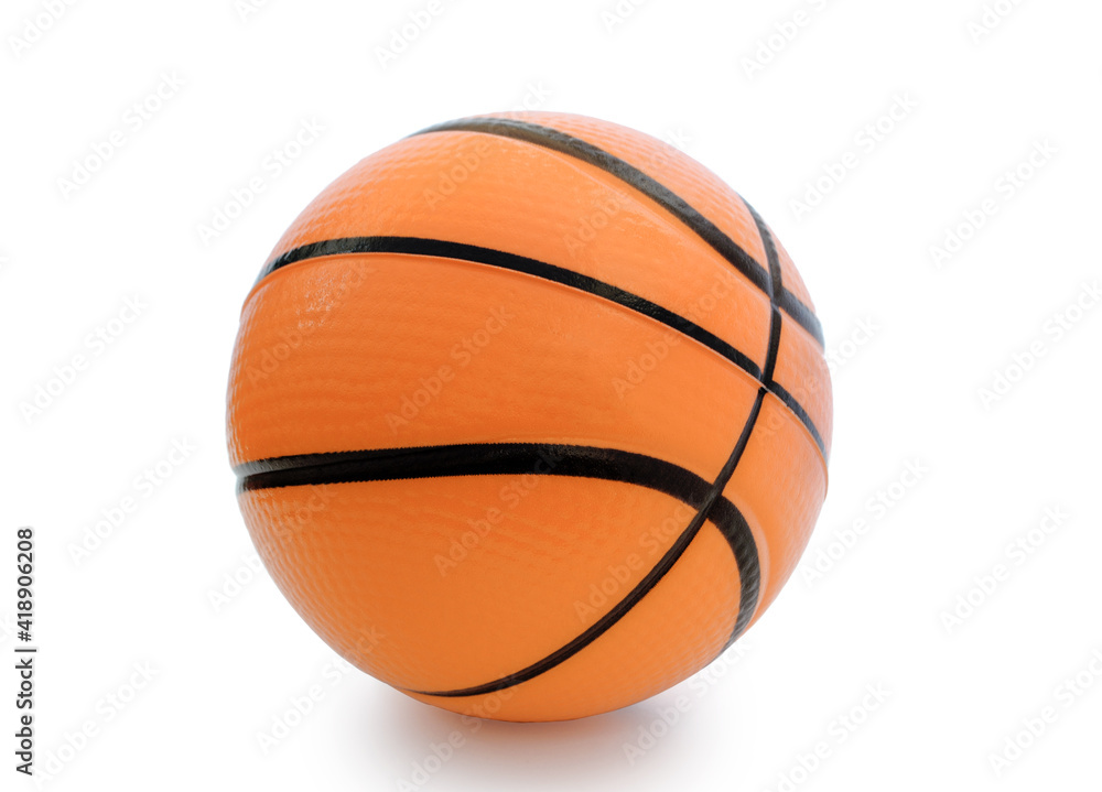 Bucketball ball isolated on white background