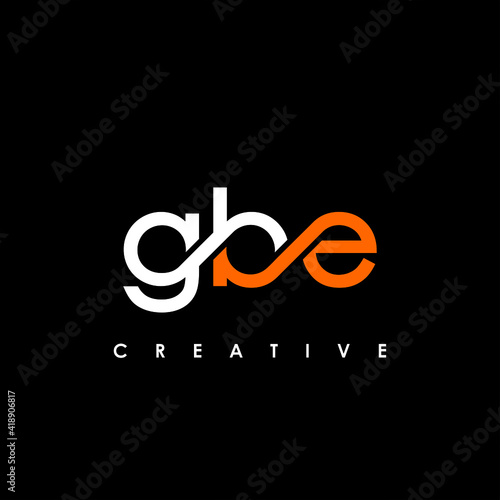 GBE Letter Initial Logo Design Template Vector Illustration photo