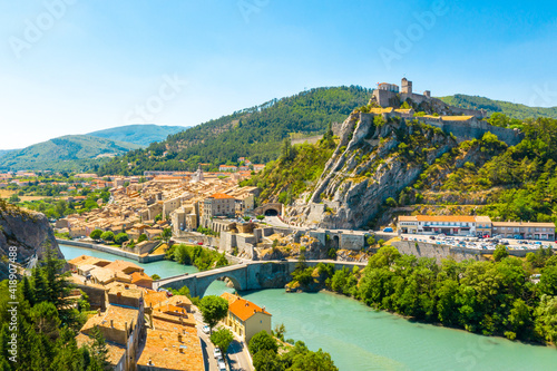 Sisteron is a commune in the Alpes-de-Haute-Provence department in the Provence-Alpes-Côte d'Azur region in southeastern France photo