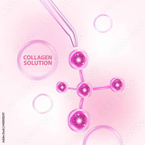 Collagen Serum Skin Care Cosmetic