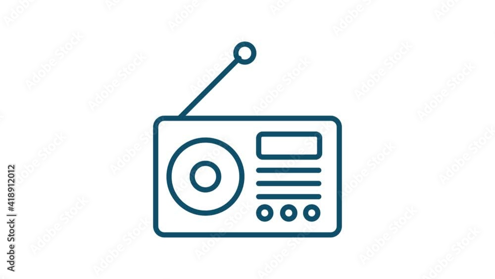 Music icon in flat style. Music, voice, record icon. stock illustration. Music icon in flat style. Music, voice, record icon. stock illustration.