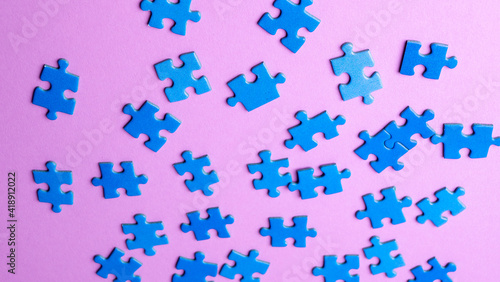 blue puzzles  textures and background