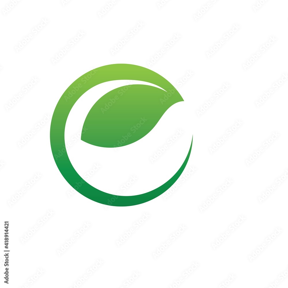 Logos of green Tree leaf ecology Logos of green Tree leaf ecology