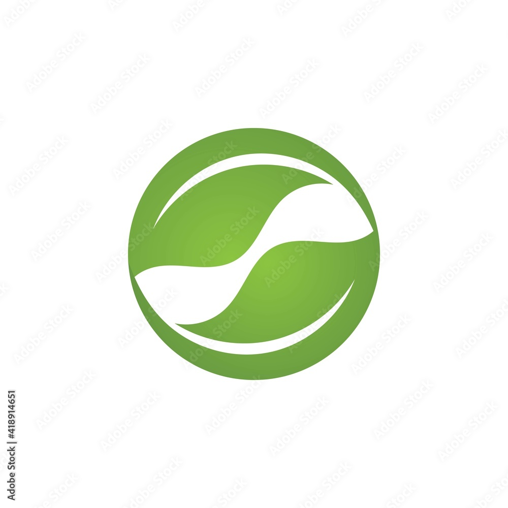 Logos of green Tree leaf ecology Logos of green Tree leaf ecology