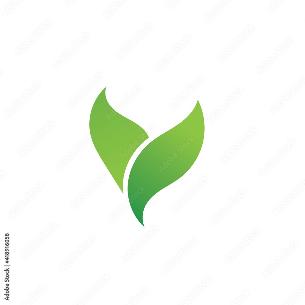 Logos of green Tree leaf ecology Logos of green Tree leaf ecology