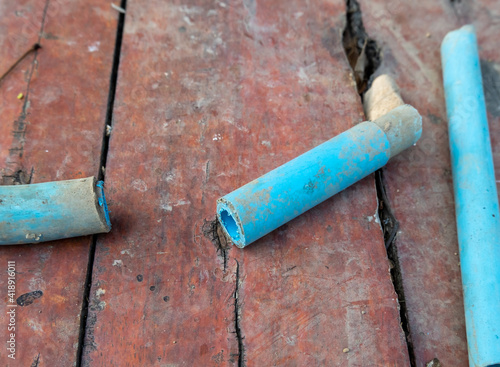 Cut off water pipes