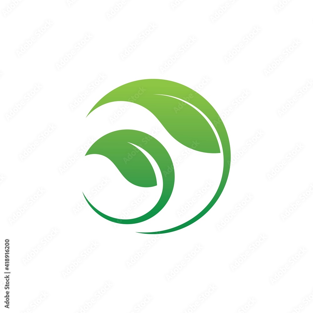 Logos of green Tree leaf ecology Logos of green Tree leaf ecology