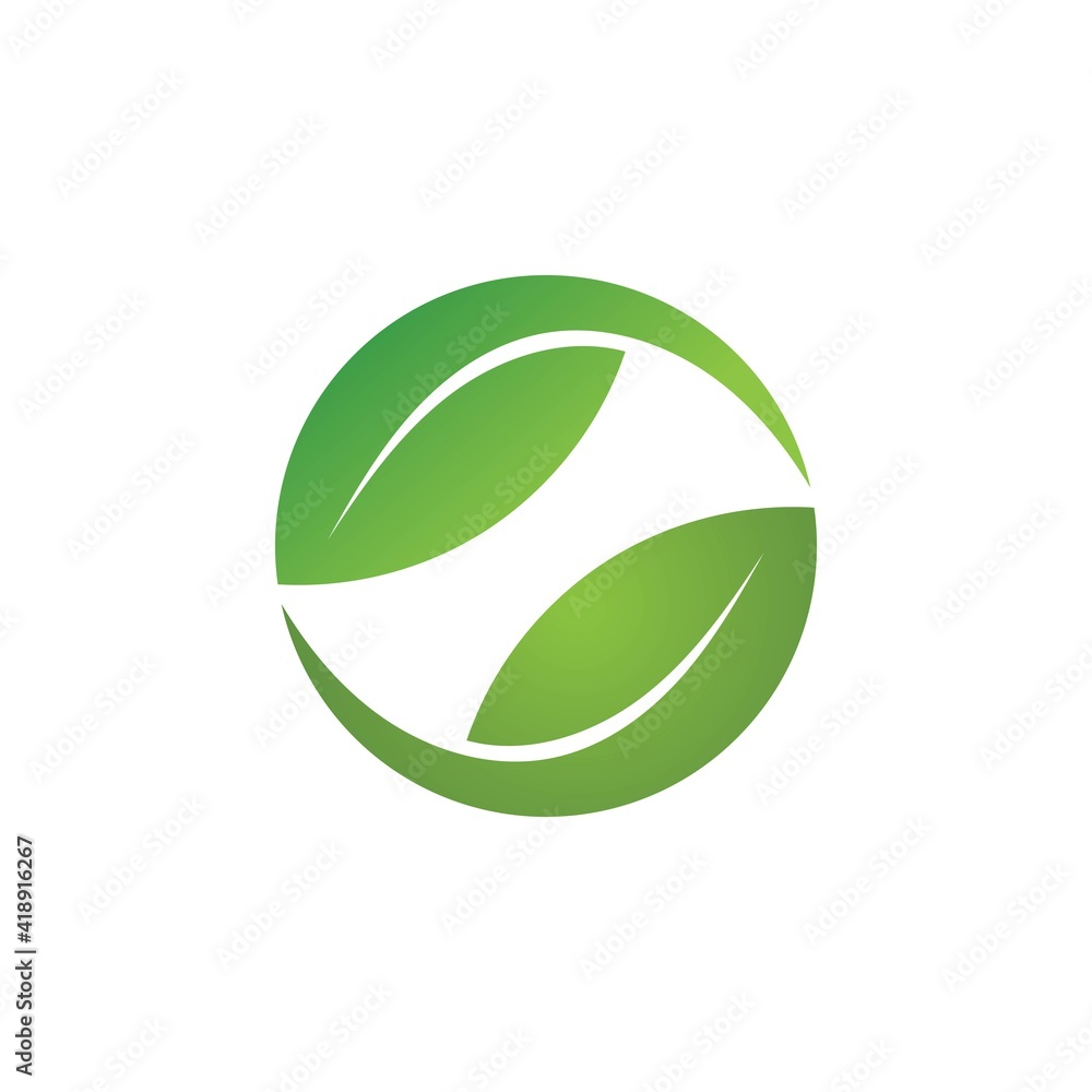 Logos of green Tree leaf ecology Logos of green Tree leaf ecology