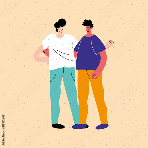 men friends characters