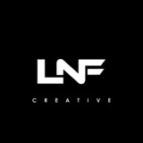 LNF Letter Initial Logo Design Template Vector Illustration
