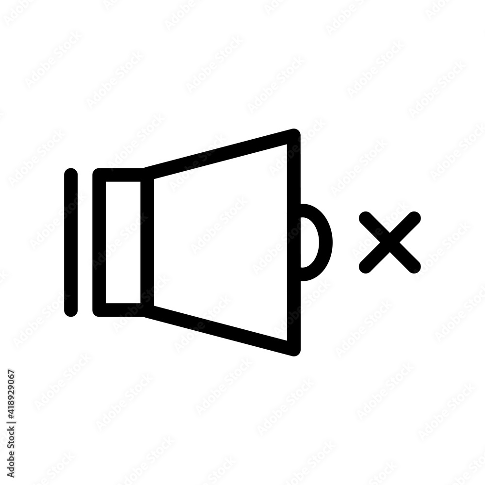Audio, mute, no sound, sound, volume, volume control, volume mute line icon. simple illustration. mobile concept app line icon and web design. Editable stroke. Design template vector Audio, mute, no sound, sound, volume, volume control, volume mute line icon. simple illustration. mobile concept app line icon and web design. Editable stroke. Design template vector