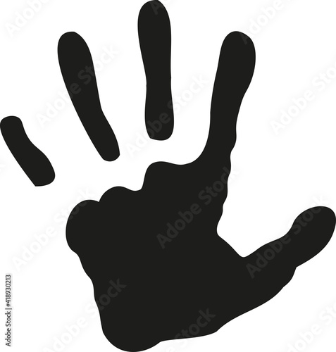 Enough. Palm silhouette.