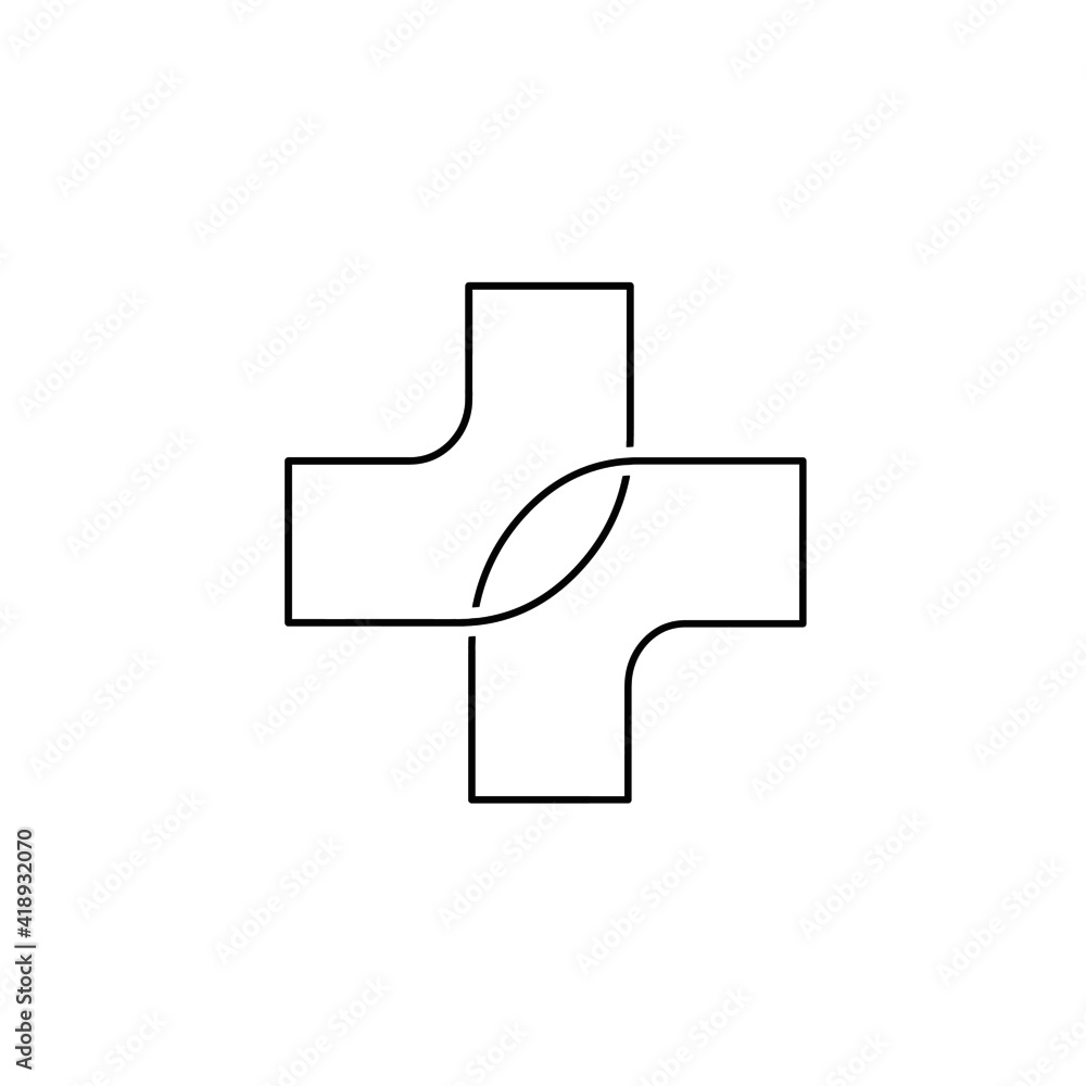 Plus health care doctor medical pharmacy clinic hospital label logo and symbols. Plus health care doctor medical pharmacy clinic hospital label logo and symbols.