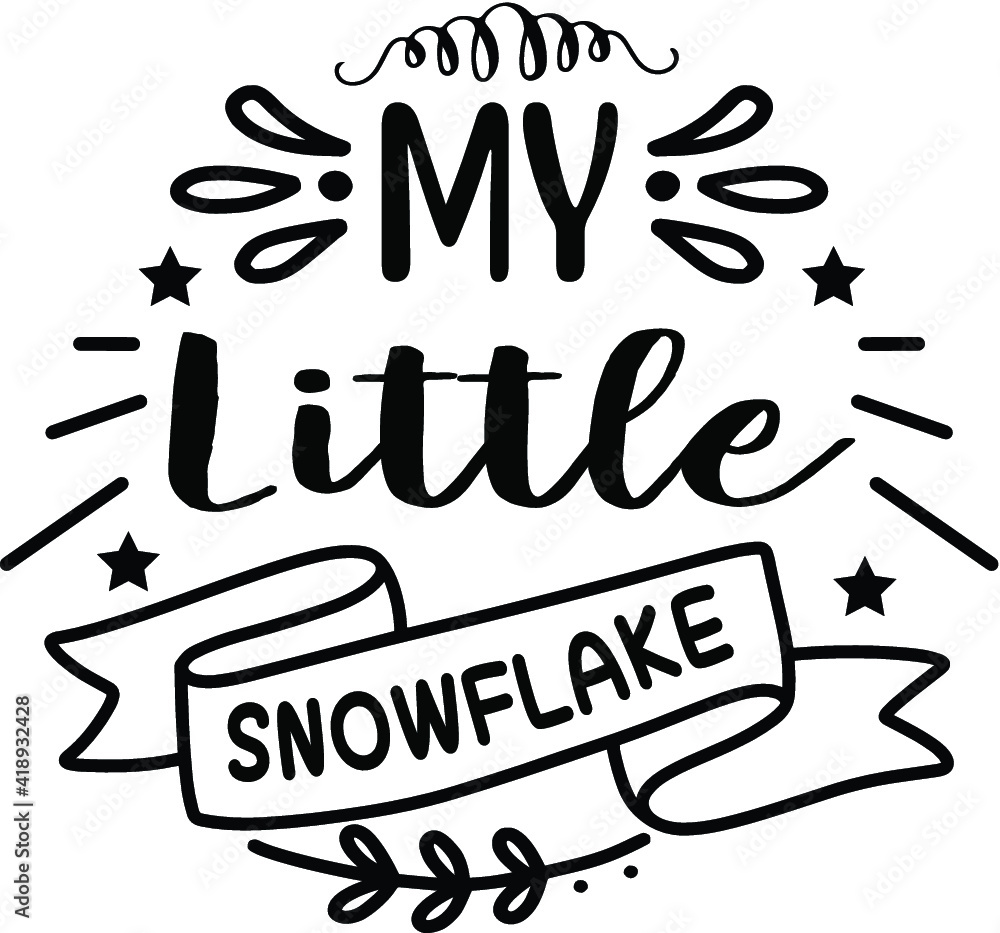 Fototapeta My Little Snowflake