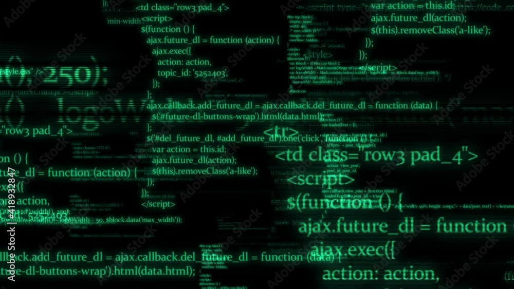 Digital fly computer code background. Computer code running in a virtual space. camera moves through the text. 4K animation. Concept business processes, technology Digital fly computer code background. Computer code running in a virtual space. camera moves through the text. 4K animation. Concept business processes, technology