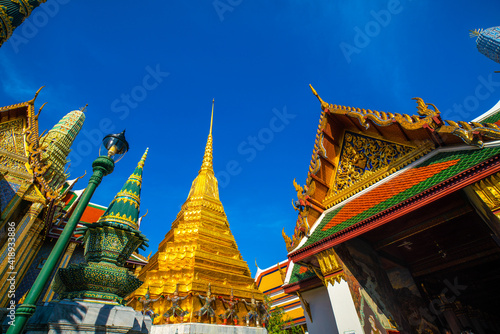 Royal grand palace temple of the Emerald Buddha sight seiing travel