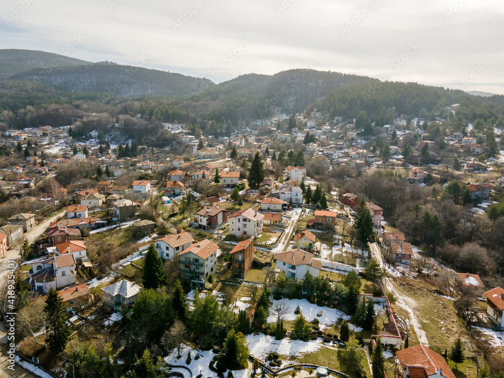 Aerial view of Village of Boykovo, Bulgaria