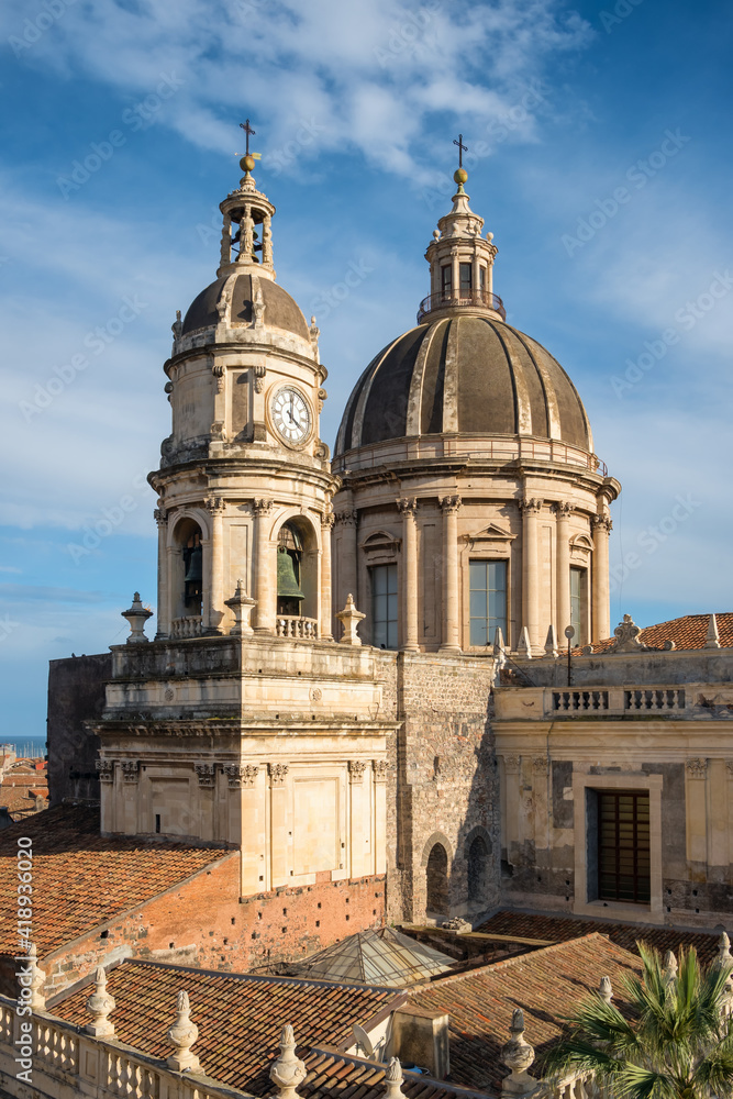Saint Agatha Cathedral in Catania, Sicily
