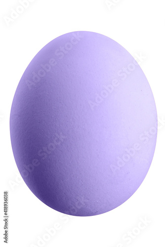 Large picture of an isolated colorful easter egg with a white background.