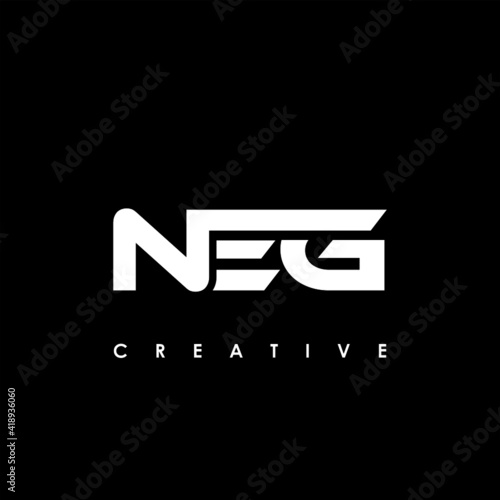 NEG Letter Initial Logo Design Template Vector Illustration