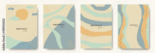 Modern abstract background.minimal trendy style. various shapes set up design templates good for background postcards poster wallpaper brochure invitation social media and other.vector illustration