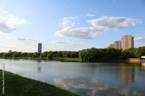 Moscow Izmailovsky pond summer