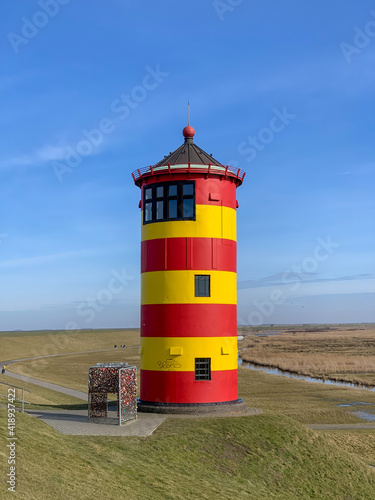 Foto Pilsumer Leuchtturm an der Nordsee