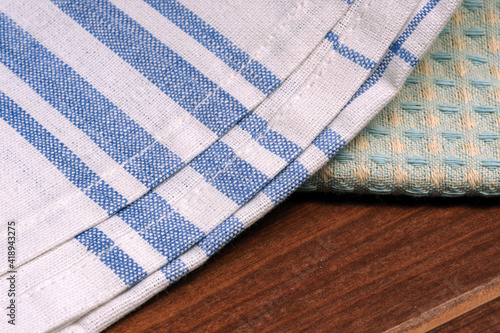 Textile blue background