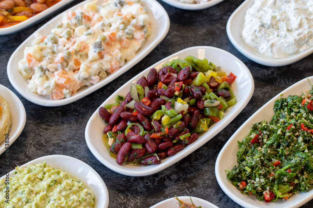 Mexican salad. Healthy food. Snack meal served alongside the main course. Natural vegetarian food. Mexican salad. Healthy food. Snack meal served alongside the main course. Natural vegetarian food.